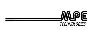 MPE TECHNOLOGIES trademark