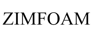 ZIMFOAM trademark