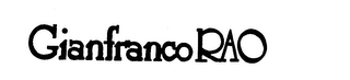 GIANFRANCO RAO trademark