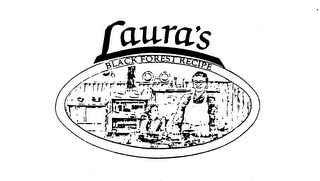 LAURA'S BLACK FOREST RECIPE
