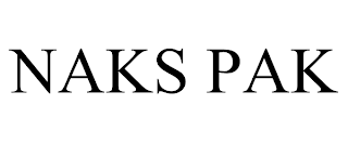 NAKS PAK trademark