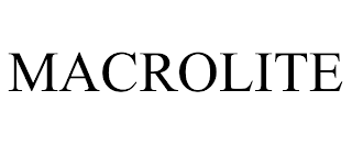 MACROLITE trademark