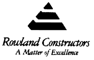 ROWLAND CONSTRUCTORS A MATTER OF EXCELLENCE