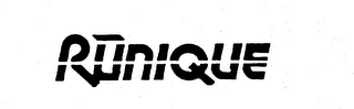RUNIQUE trademark