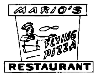 MARIO'S FLYING PIZZA RESTAURANT trademark