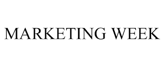 MARKETING WEEK trademark