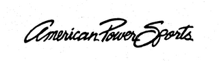 AMERICAN POWER SPORTS trademark