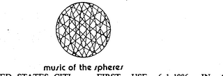MUSIC OF THE SPHERES trademark