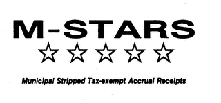 M-STARS MUNICIPAL STRIPPED TAX-EXEMPT ACCRUAL RECEIPTS