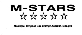 M-STARS MUNICIPAL STRIPPED TAX-EXEMPT ACCRUAL RECEIPTS