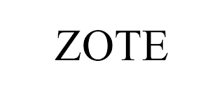 ZOTE trademark