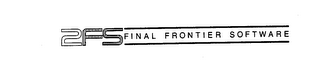 2FS FINAL FRONTIER SOFTWARE trademark