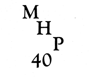 MHP40 trademark