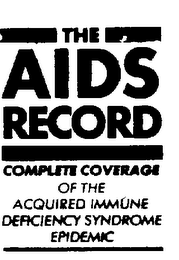 THE AIDS RECORD