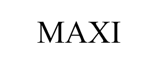 MAXI trademark