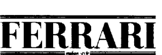 FERRARI ITALIAN STYLE trademark