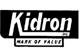 KIDRON INC. MARK OF VALUE