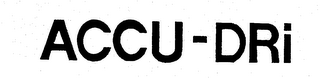 ACCU-DRI trademark