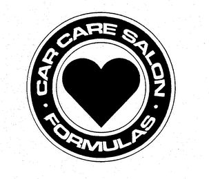 CAR CARE SALON FORMULAS trademark