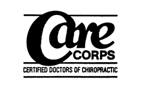CARE CORPS CERTIFIED DOCTORS OF CHIROPRACTIC trademark