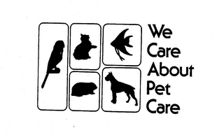 WE CARE ABOUT PET CARE