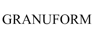 GRANUFORM trademark