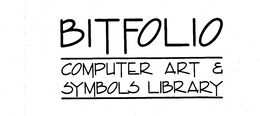 BITFOLIO COMPUTER ART & SYMBOLS LIBRARY trademark