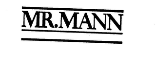 MR. MANN trademark
