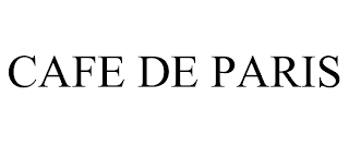 CAFE DE PARIS trademark