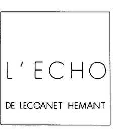 L' ECHO DE LECOANET HEMANT