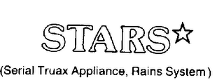 STARS SERIAL TRUAX APPLIANCE, RAINS SYSTEM