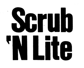 SCRUB 'N LITE trademark