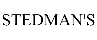 STEDMAN'S trademark