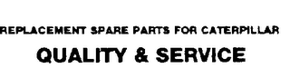 REPLACEMENT SPARE PARTS FOR CATERPILLAR QUALITY & SERVICE