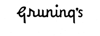 GRUNING'S