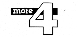 MORE 4 trademark