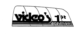 VIDEO'S 1ST NEW RELEASES trademark