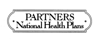 PARTNERS NATIONAL HEALTH PLANS