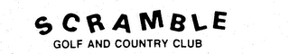 SCRAMBLE GOLF AND COUNTRY CLUB trademark