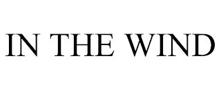 IN THE WIND trademark