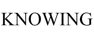 KNOWING trademark