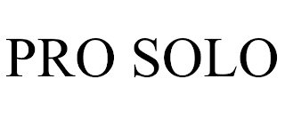 PRO SOLO trademark