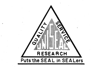 UNISEAL QUALITY SERVICE RESEARCH PUTS THE SEAL IN SEALERS