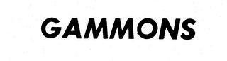 GAMMONS trademark