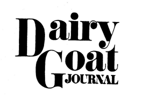 DAIRY GOAT JOURNAL