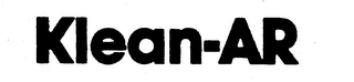 KLEAN-AR trademark