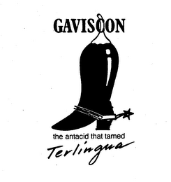 GAVISCON THE ANTACID THAT TAMED TERLINGUA