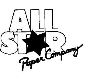 ALL STAR PAPER COMPANY trademark