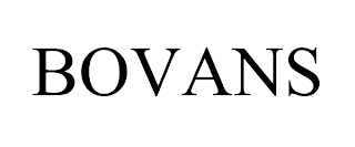 BOVANS trademark