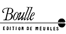 BOULLE EDITION DE MEUBLES trademark